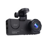 Dash cam DVR FHD, 2 Cámaras Front 1080p/Inside 720p
